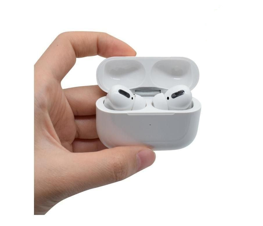 Air-pods Pro with Wireless Charging Case with Sensor Enabled Bluetooth Headset (White, True Wireless)